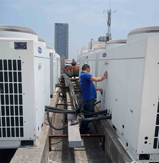 定州中央空调制热和不制冷系统维修方法